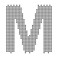 Dotted Capital M