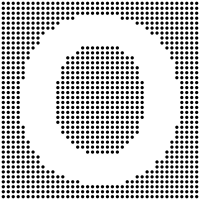 Dotted Capital O Inverted