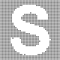 Dotted Capital S Inverted
