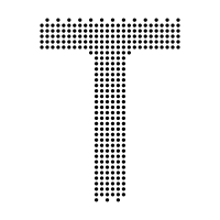 Dotted Capital T