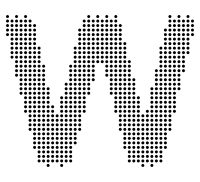 Dotted Capital W