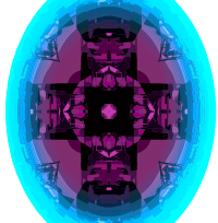 Abstract Pink Cross