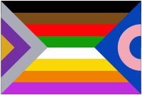 Phantasy flag with shadow