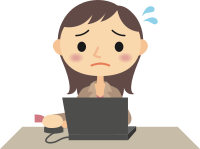 Sad and upset at computer work