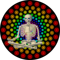 Meditating Skeleton