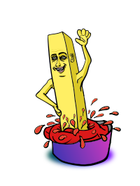 French Fry with Ketchup