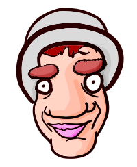 Face with hat