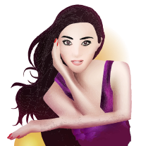 Asian Woman's Portrait - Isolated