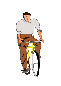 Man on a Bike