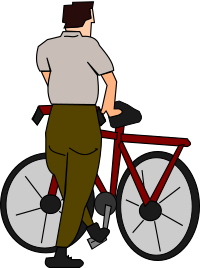 Man with Bike