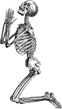 Praying Skeleton