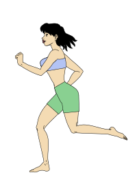 Jogging Woman