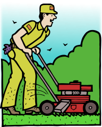 Mowing the Lawn - Colour Remix