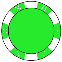 poker chip 9