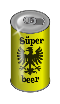 Yellow Beer Can