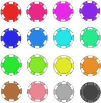 simple poker chips