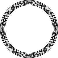 Greek Meander Frame