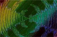 Rainbow Swirl Background