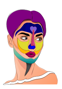Woman By gdakaska COLORED REMIX