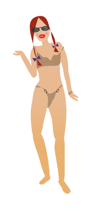 Lady at the Beach