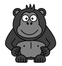 Gorilla Cartoon