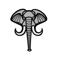 Elephant Head - Isolated