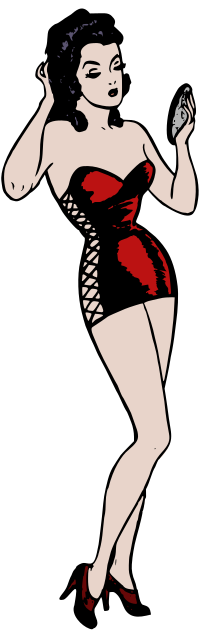 Woman Getting Ready