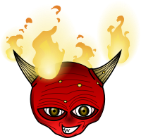 Flaming Red Devil