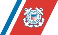 United States Coast Guard Racing Stripe Mark