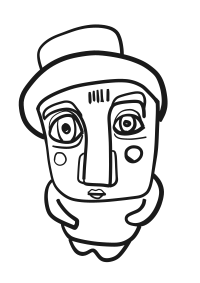 Small person with hat