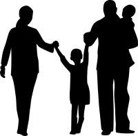 Family silhouette 1