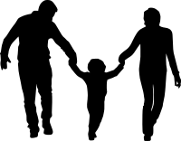 Family silhouette 2
