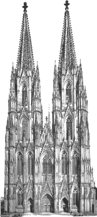 Kölner Dom in 1911