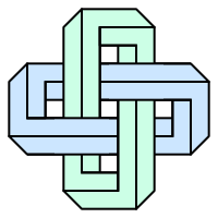 Penrose rectangle Solomon's knot