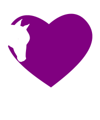 Horse Silhouette with Heart