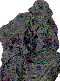 Oscar Wilde Portrait 2 Mark II Psychedelic