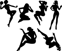 Women silhouettes
