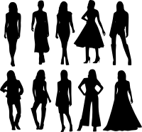 Female silhouettes