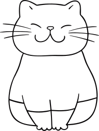 Cat By Linnaea Mallette Vectorized Line Art