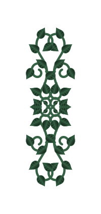 Double guirlande de feuille