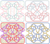 Curves based end points on a series lines in a sprial