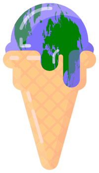 Melting Earth Cone