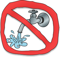 No Using Water