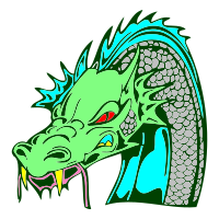 Green Dragon Head