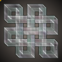 glass endless knot animated 01