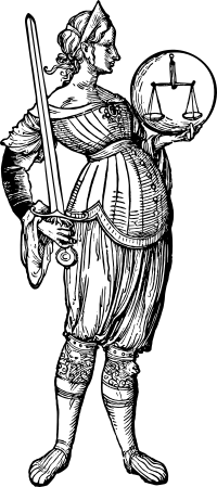 Justitia Line Art 4