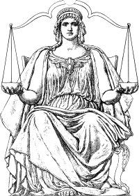 Justitia Line Art 5