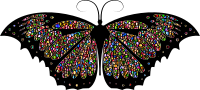 Psychedelic Butterfly Tiles