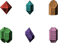 Vintage Quartz Crystals - Colour Remix