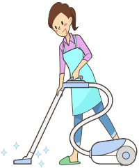 Woman Vacuuming - Remix